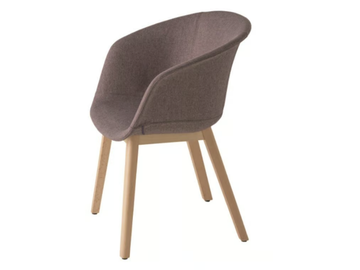 DUNK 1195M - Upholstered fabric chair with armrests by Et al. - view 2